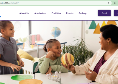 Smart Kids Kindergarten Website – WordPress Project